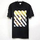 Mona Lisa White Line T-shirt Black