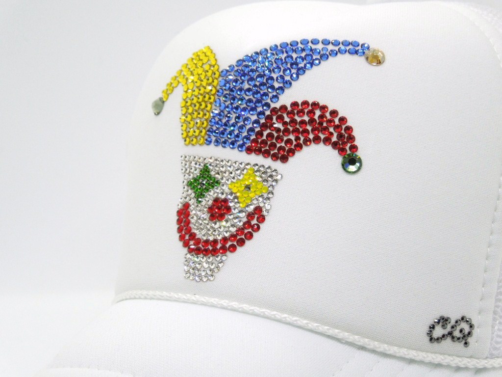Piero Swarovski Cap ��hite