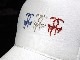 Three Parody Melt Swarovski Cap White France color