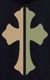 camouflage cross hoodie Black