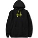 CHILDQ five emblem Hoodie Black