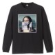 Mona Lisa Lips Black T-shirt