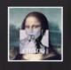 Mona Lisa Lips Black T-shirt