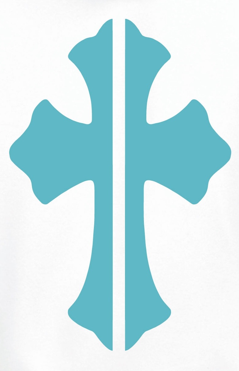 TFcolor cross hoodie white