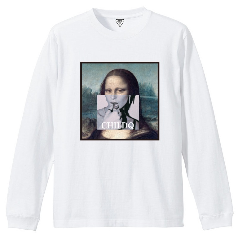 Mona Lisa Lips White T-shirt