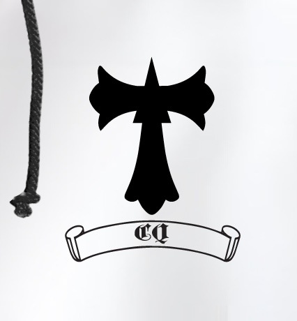 Eagle Cross Hoodie White