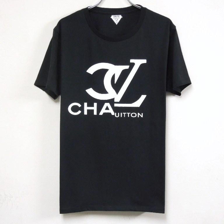 Parody Half & Half T-shirt Black