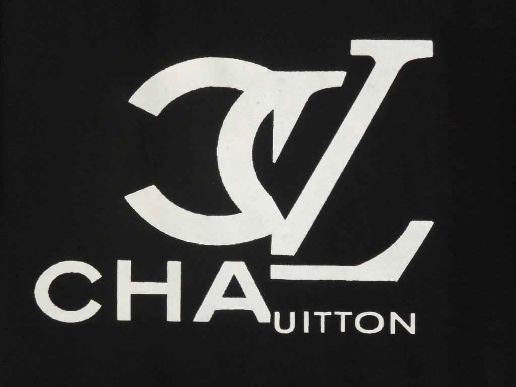 Parody Half & Half T-shirt Black