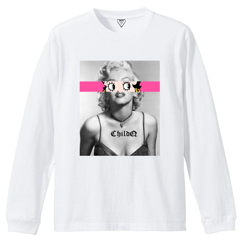 Marilyn Betty Eyes White T-shirt