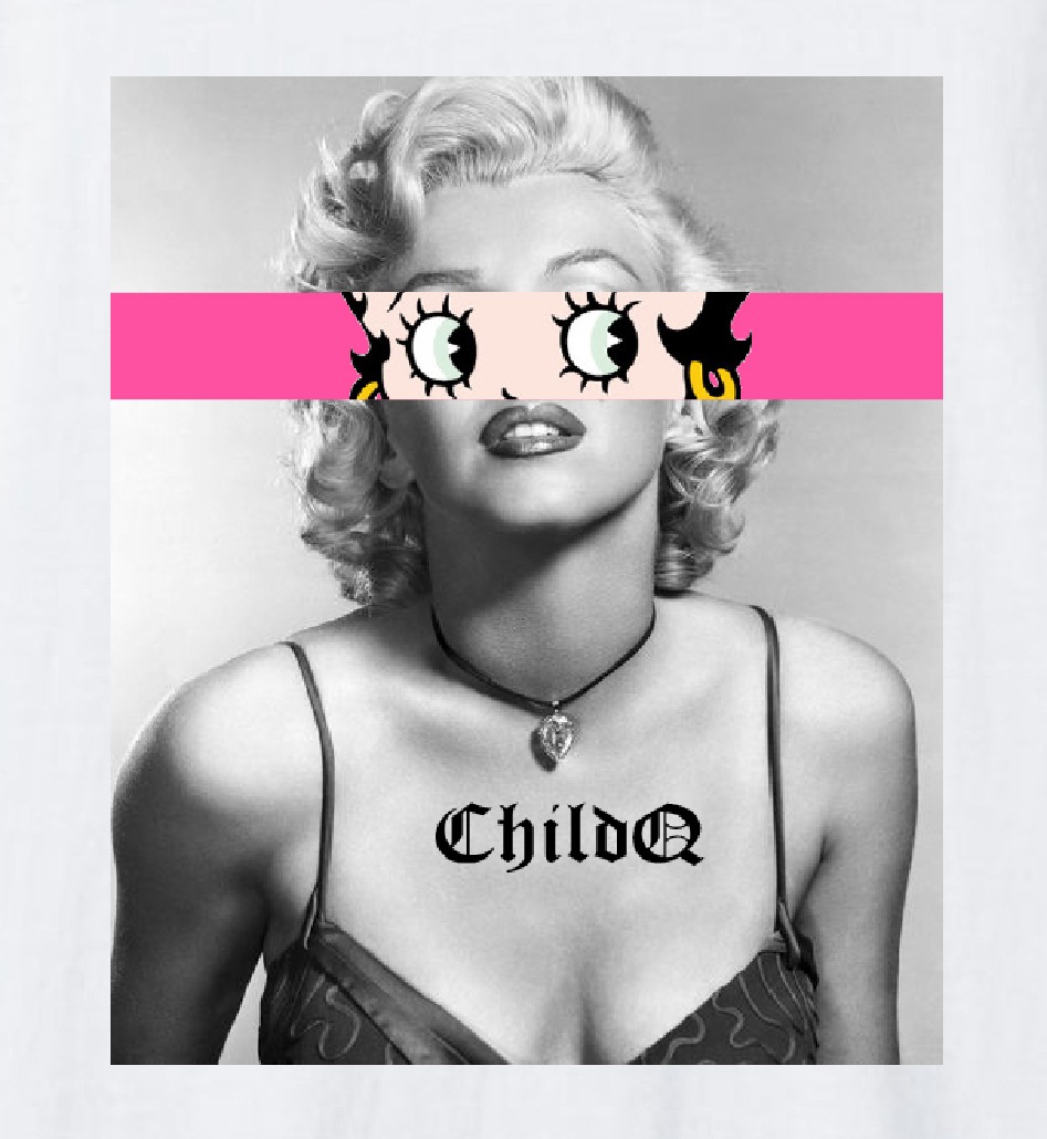 Marilyn Betty Eyes White T-shirt