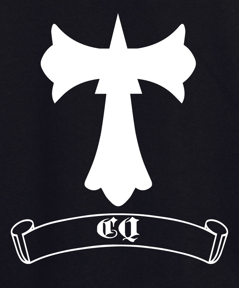 Eagle Cross Hoodie Black