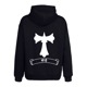 Eagle Cross Hoodie Black