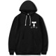 Eagle Cross Hoodie Black