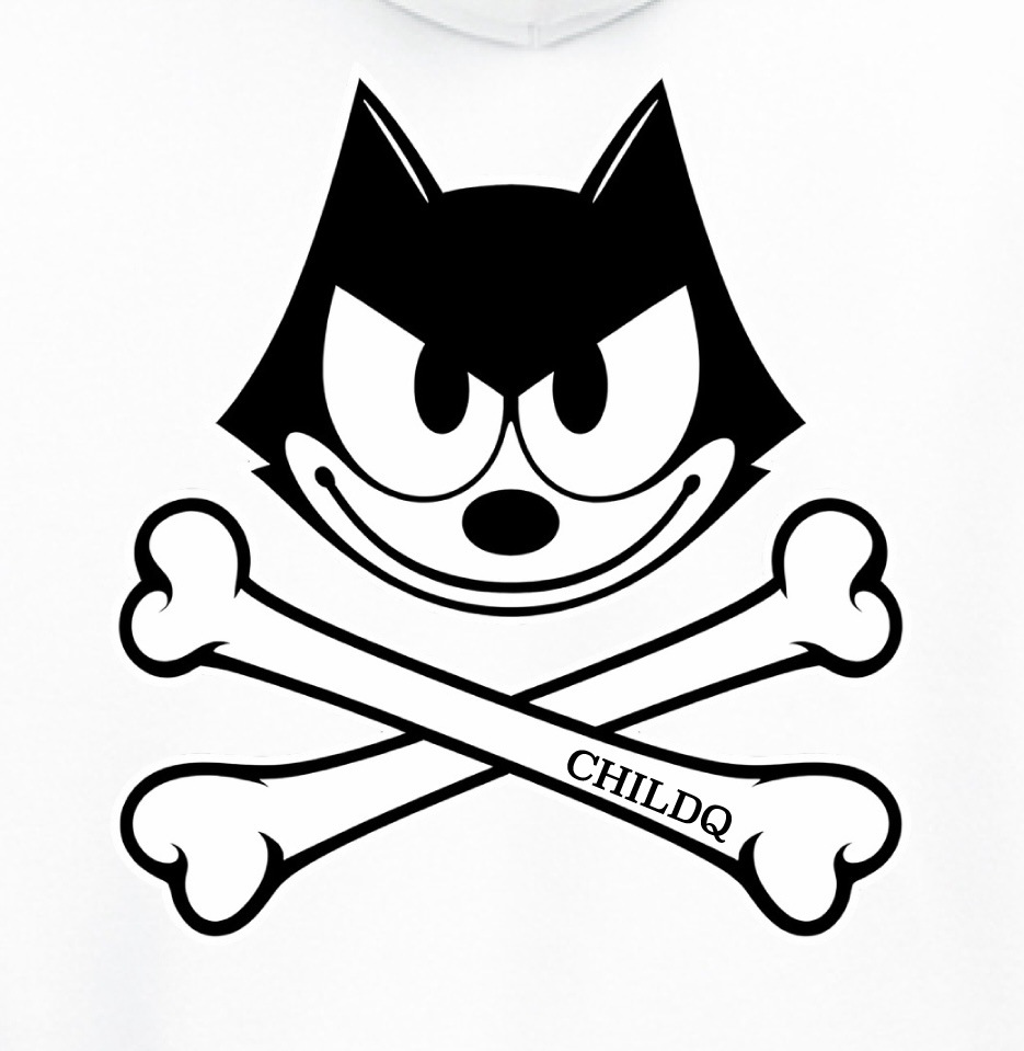 CHILDQ & FELIX Bone Hoodie & pants White set