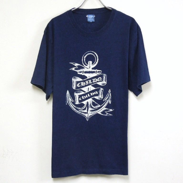 Indigo Anchor T-shirt��Basic Blue