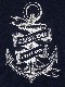 Indigo Anchor T-shirt��Basic Blue