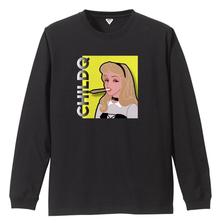 Pop Art Girl N.o17 Black T-shirt