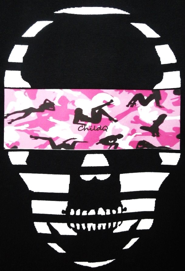 Skull camouflage��Black��Pink
