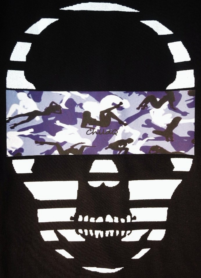 Skull camouflage��Black��Blue