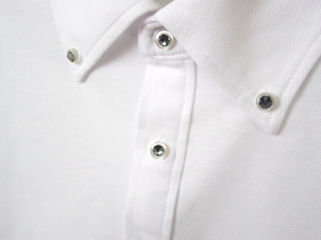 Skull Bunny Swarovski Polo shirt��white