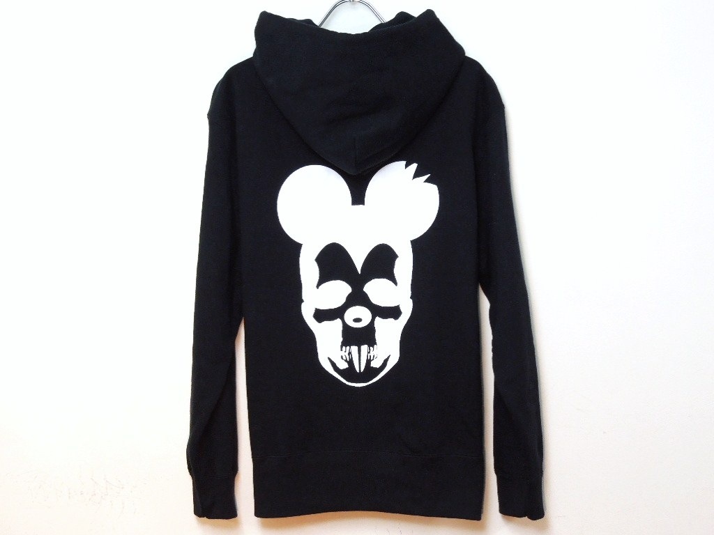 Skull Mouse  Zip up��Parker Black