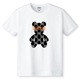 Monogram Bear Basic Color T-shirt White
