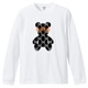 Monogram Bear Basic Color T-shirt White