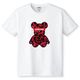 Bear Animal print read T-shirt White