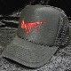Parody Melt Mark Swarovski Cap Black��Red