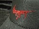 Parody Melt Mark Swarovski Cap Black��Red
