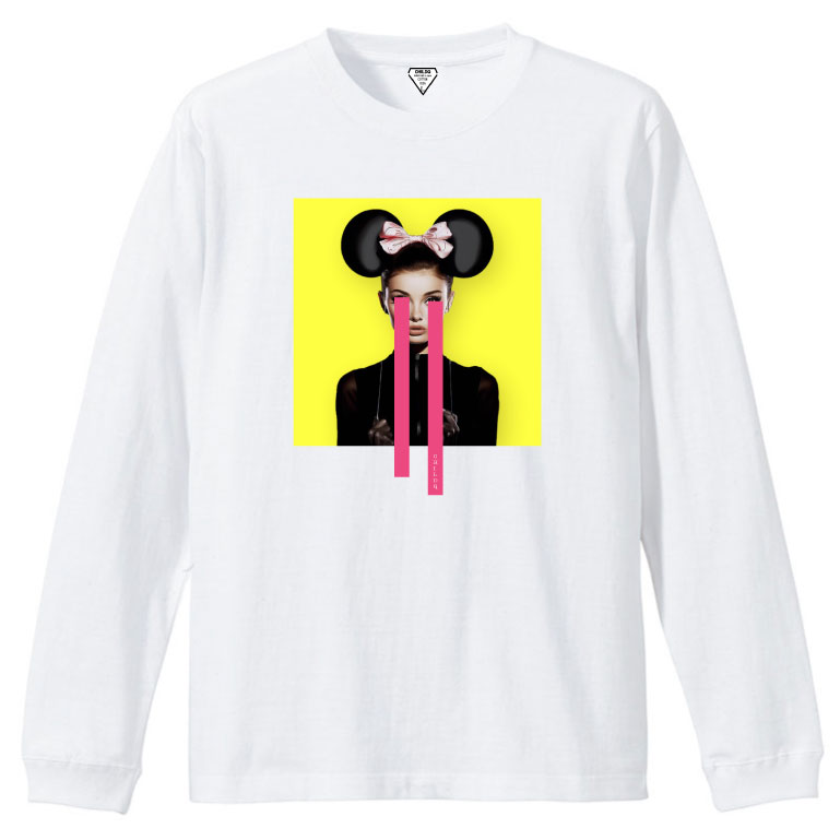 Pop Art Yellow Color White T-shirt