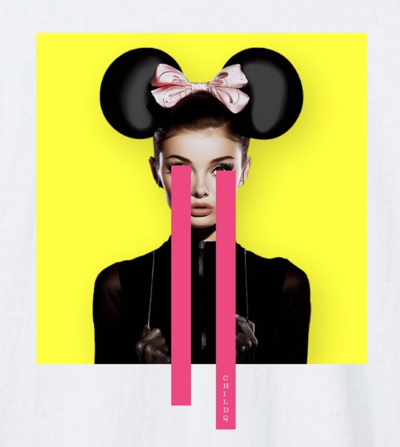 Pop Art Yellow Color White T-shirt