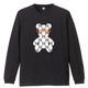 Monogram Bear Basic Color T-shirt Black