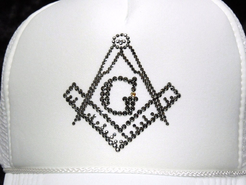 Mason Swarovski cap white