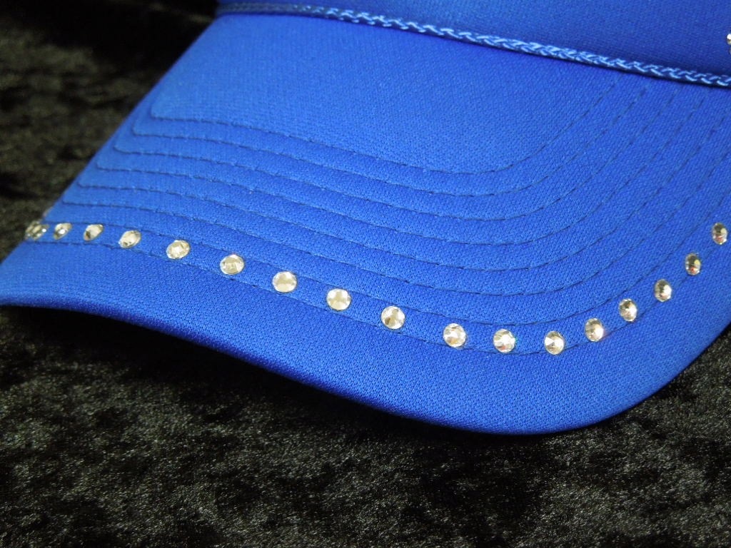 Marilyn Swarovski full custom Swarovski cap Blue