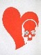 I Love SK Swarovski T-shirt White