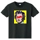 Marilyn Art T-shirt ��lack x ��ellow