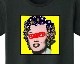 Marilyn Art T-shirt ��lack x ��ellow