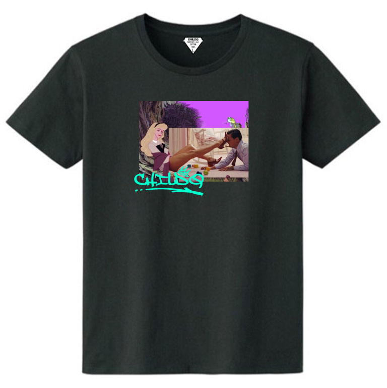 Pop Art Girl N.o9 Black T-shirt