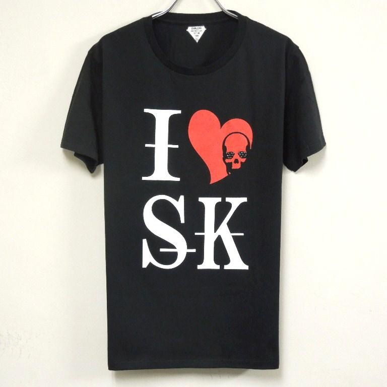 I Love SK Swarovski T-shirt Black