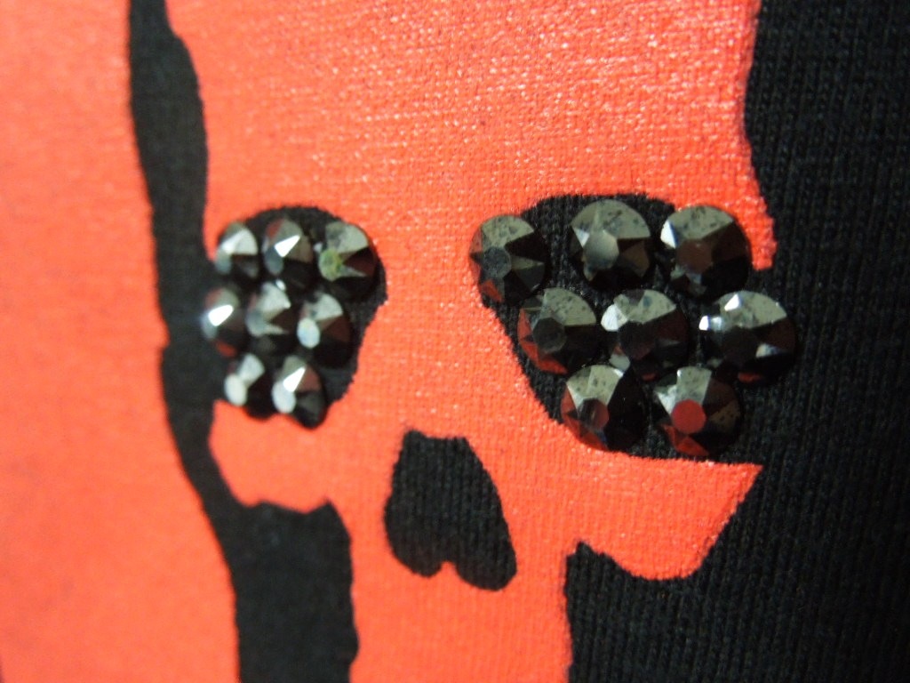 I Love SK Swarovski T-shirt Black