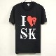 I Love SK Swarovski T-shirt Black