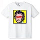 Marilyn Art T-shirt White x ��ellow