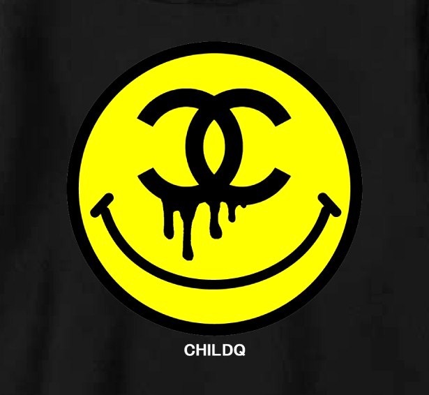 One Eye Smiley Hoodie Black