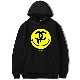 One Eye Smiley Hoodie Black