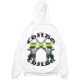 Angel Green Line Hoodie White
