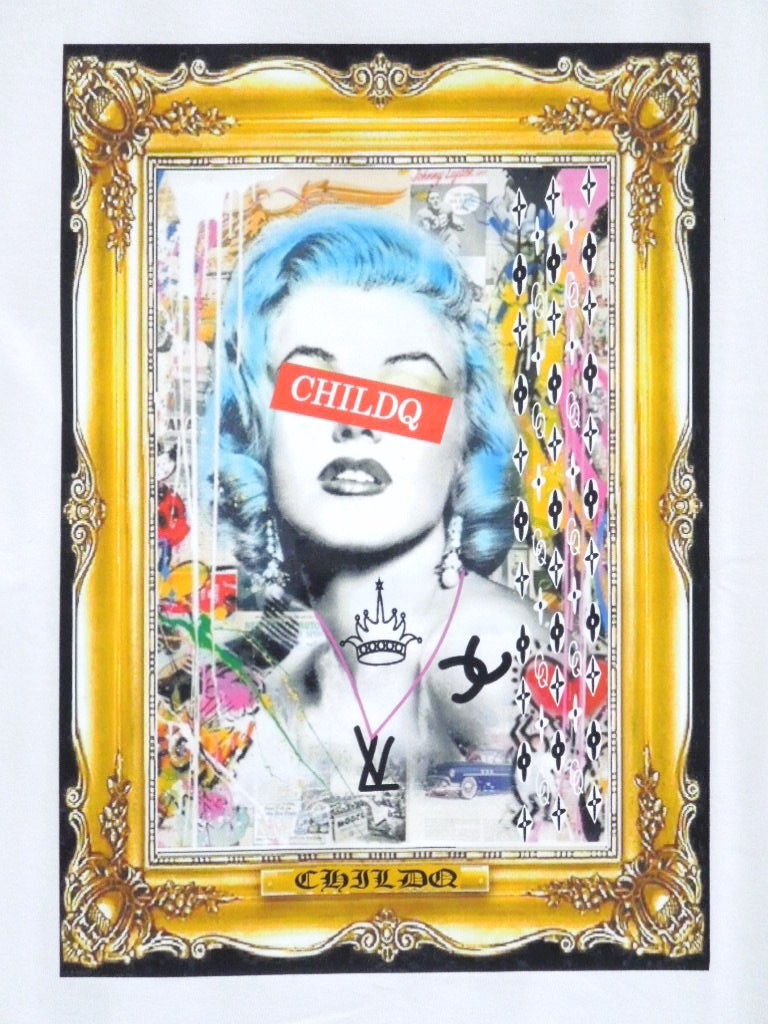 Art work Marilyn T-shirt White