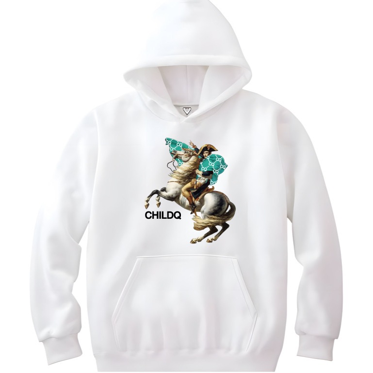 Napoleon TF Green Monogram Hoodie White