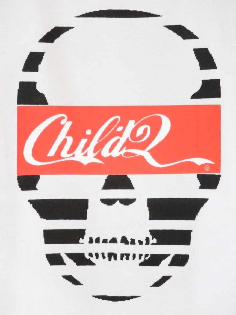Skull font T-shirt white
