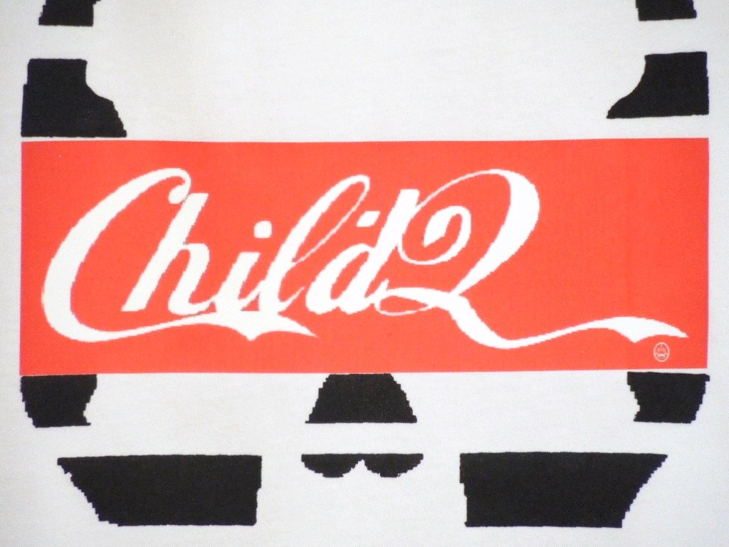 Skull font T-shirt white